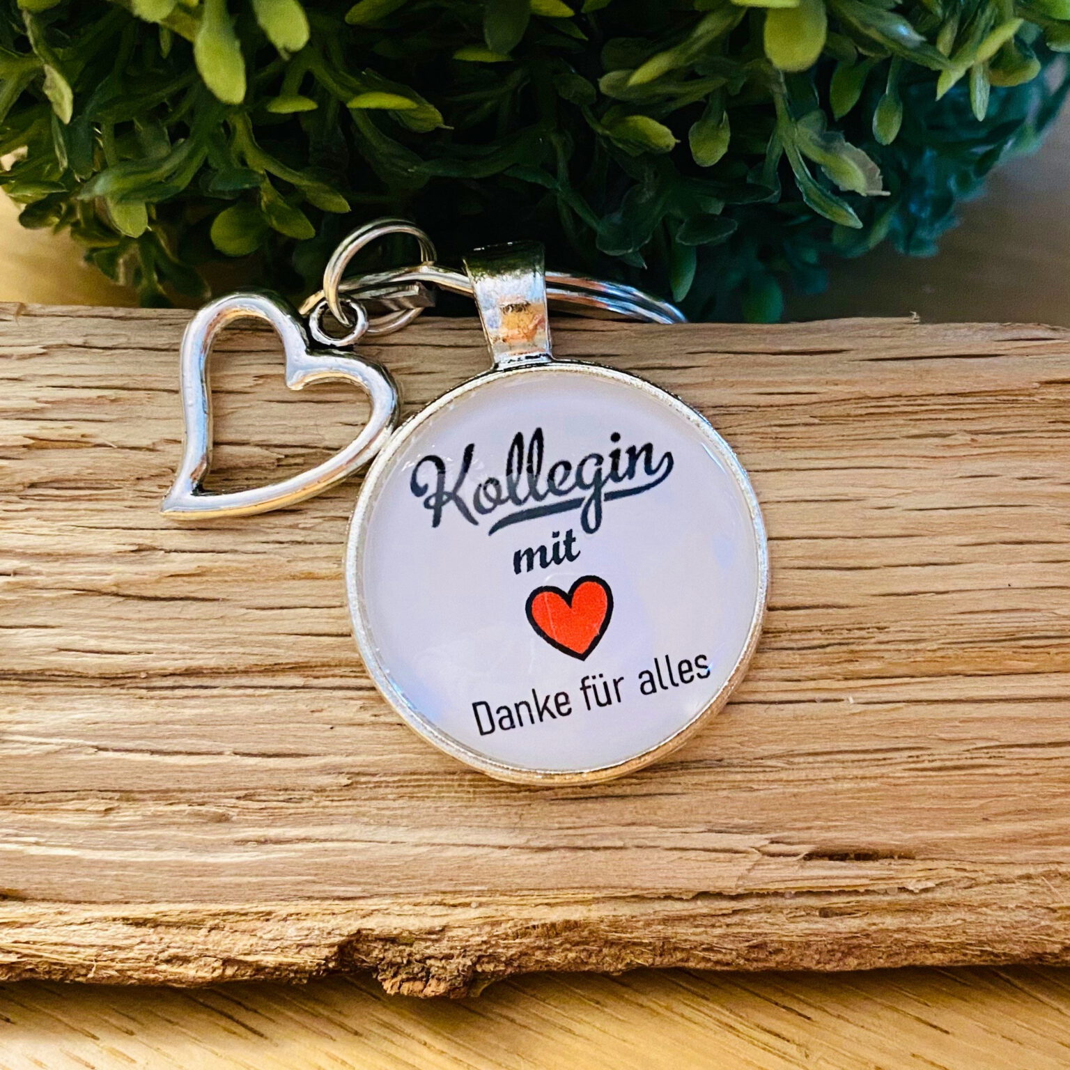 Schlüsselanhänger Kollegin mit Herz MiniGeschenke.de