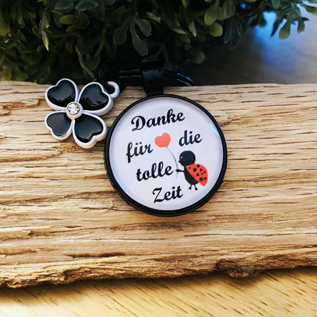 Schlüsselanhänger Danke für die tolle Zeit MiniGeschenke.de