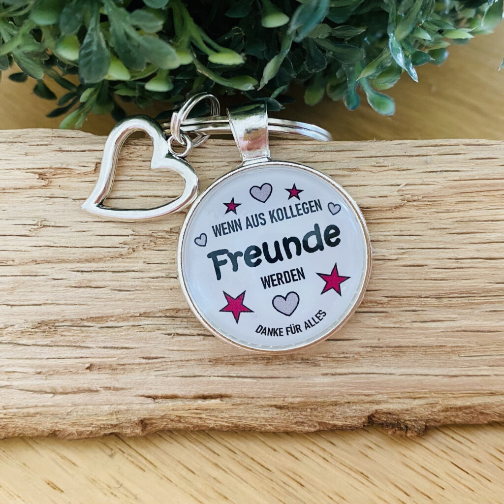 Wenn Aus Kollegen Freunde Werden Geschenk Schlüsselanhänger Wenn aus Kollegen Freunde werden Geschenk Kollegin