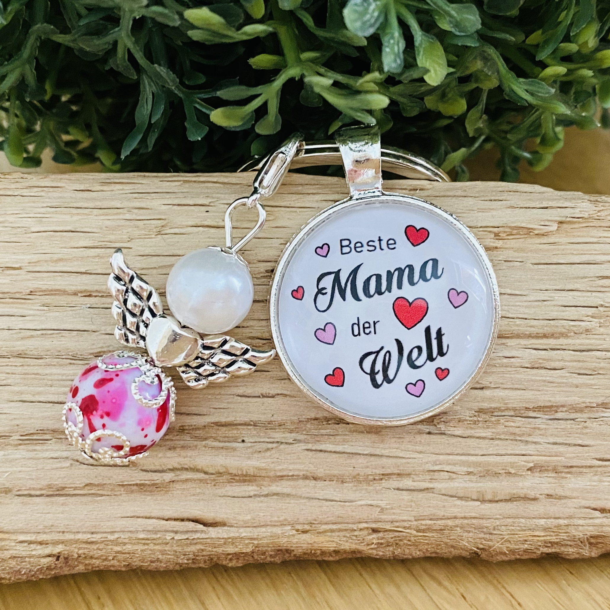 Schlüsselanhänger Beste Mama der Welt – Engel
