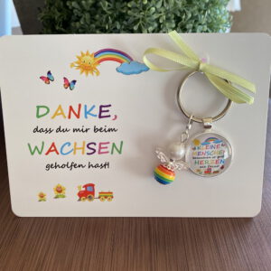 KLEINE MENSCHEN Geschenkset - Karte Danke, dass – Bild 3
