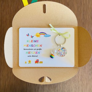 DANKE, dass du mir.. Geschenkset - Karte Kleine Menschen.. – Bild 3