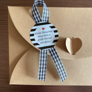 KLEINE MENSCHEN Geschenkset rosa - Karte – Bild 5