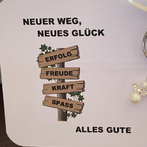 Geschenkset Abschied Kollegin schwarz – Bild 5