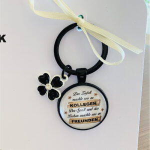 Geschenkset Abschied Kollegin schwarz – Bild 6
