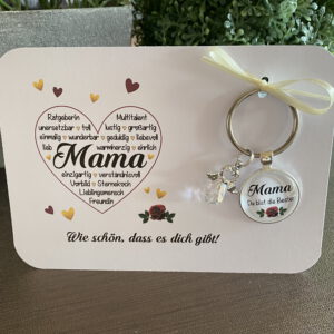 MUTTERTAG Geschenkset rot - Karte - Engel – Bild 7