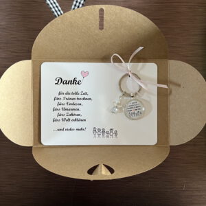 KLEINE MENSCHEN Geschenkset rosa - Karte – Bild 4