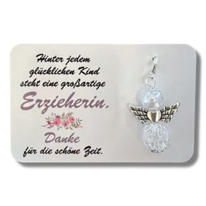 Kärtchen mit Schutzengel Großartige Erzieherin