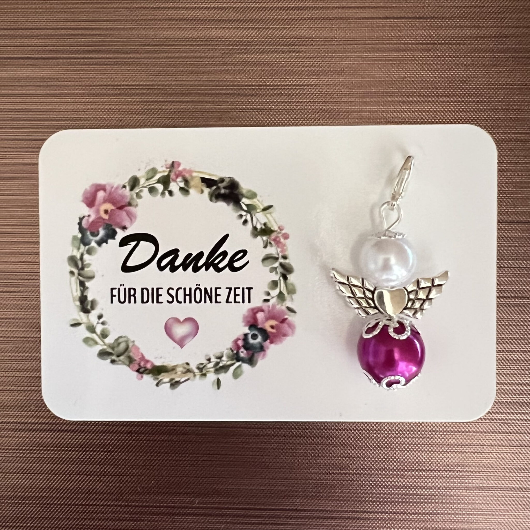 Kärtchen mit Schutzengel Danke für die schöne Zeit MiniGeschenke.de