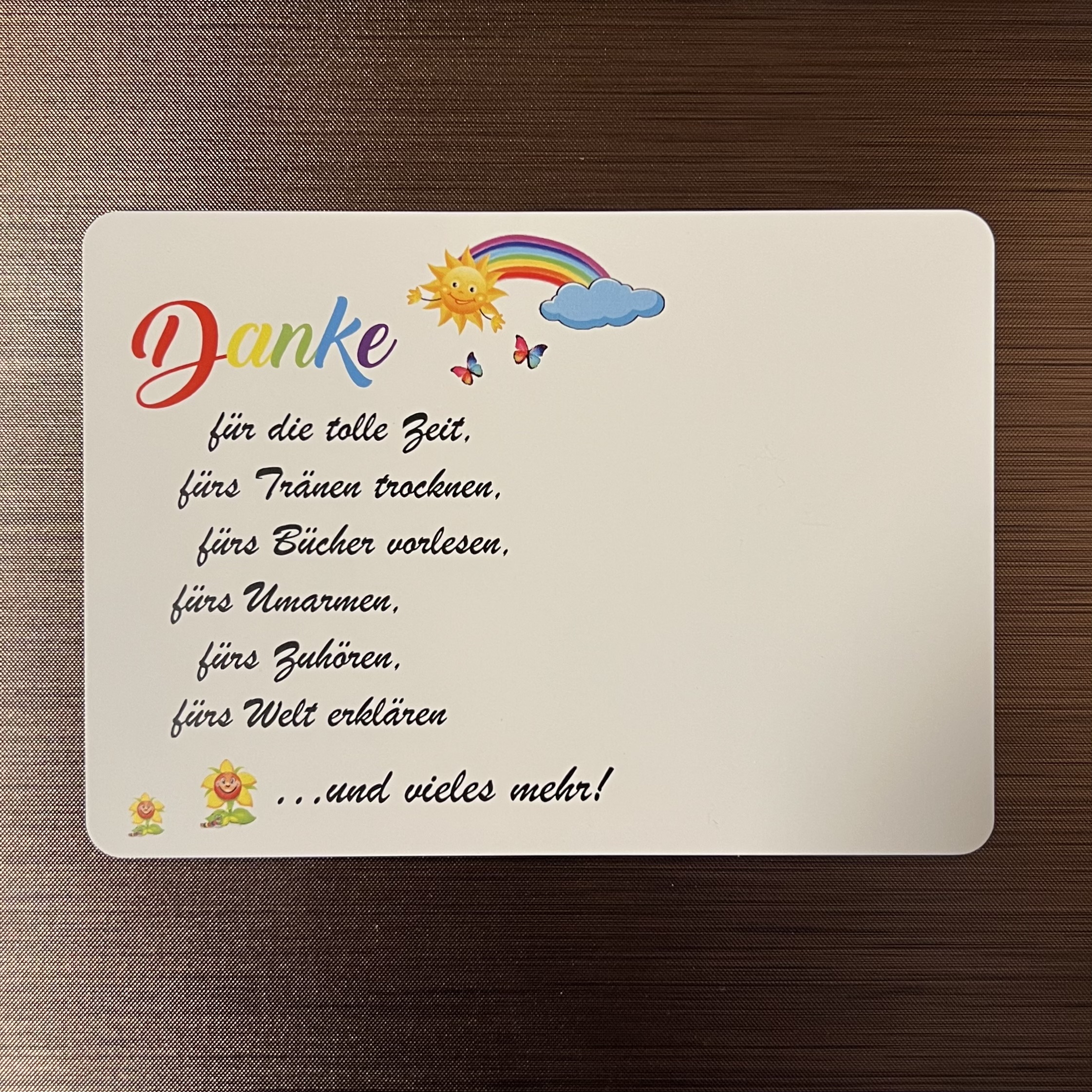 Karte Danke F r Die Tolle Zeit Bunt MiniGeschenke de Karte Danke F r Die Tolle Zeit Bunt MiniGeschenke de