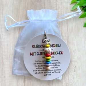 SCHULKIND 2024, Glückswürmchen klein, Sorgenwürmchen, Mutmacher, Glücksbringer – Bild 5