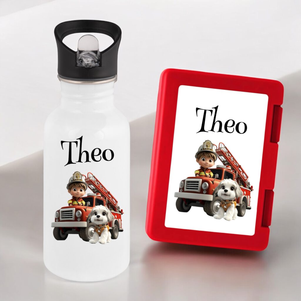 2-in-1 Brotdose Mit Trinkflasche – Prinzessinnen-Motiv, Spülmaschinenfest, Für Schule & Unterwegs