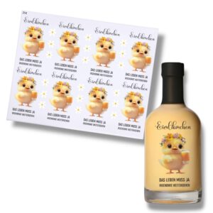 RUB ONs Sticker Eierlikör, Eierlikörchen, Ostern, Bogen A4, bunt, Dekoration, randlose Rubons Sticker, Rubon Aufkleber, Silikon Stempel