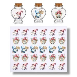 Rub-Ons-Sticker, #4 Mini-Wichtel wichtelig, kleine Motive, Weihnachten, DIN A4, randlose Rubons – Bild 1