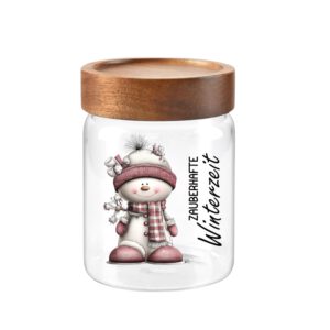 Rub-Ons-Sticker, Geschenkdose, Weihnachten, Keksglas, DIN A4, randlose Rubons – Bild 3