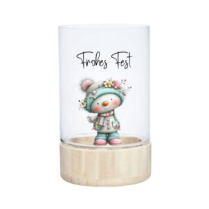 Rub-Ons-Sticker, (207) Klein Weihnachten Pastell, 40 süße Schneemänner, Weihnachten, DIN A4, randlose Rubons Sticker – Bild 2