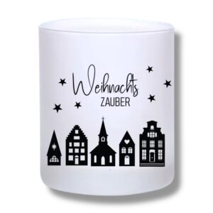 Rub-Ons-Sticker, Häuser, schwarz oder weiß, Weihnachten, Sprüche,DIN A4, randlose Rubons Sticker – Bild 2