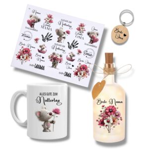 Rub-Ons-Sticker, (#236) Muttertag, DIN A4, randlose Rubons