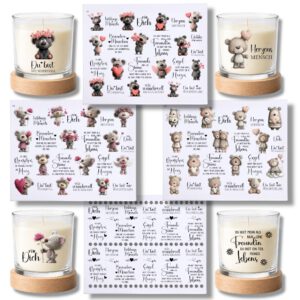 Rub Ons Sticker, Best of Freundin, DIN A4, Freunschaft, randlose Rubon Sticker – Bild 1