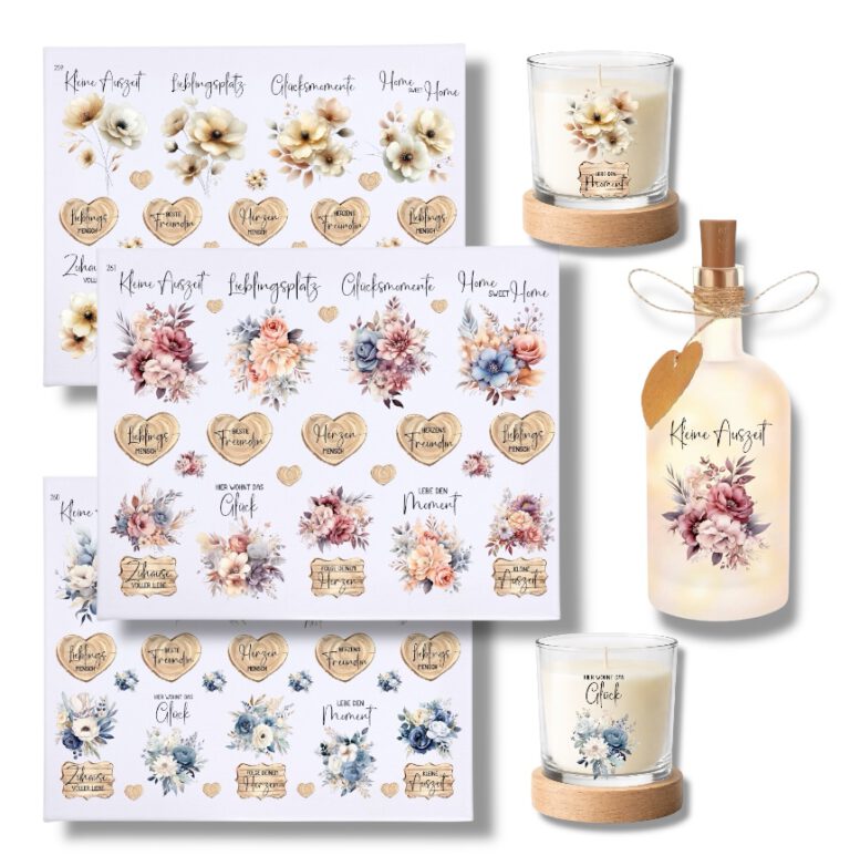 Rub Ons Sticker, Lieblingsplatz, DIN A4, randlose Rubon Sticker