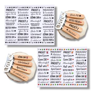 Rub-Ons-Sticker, Flaschenöffner, DIN A4, randlose Rubons – Bild 1