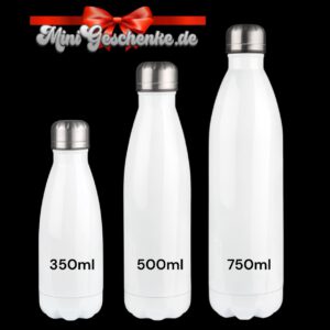 Personalisierte Edelstahl-Trinkflasche [500ml] Märchen-Motiv, Meerjungfrau, Einhorn, Ballerina – Bild 2