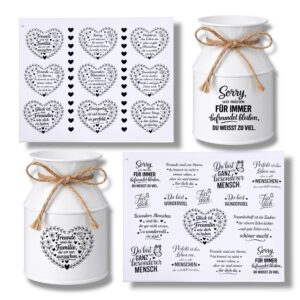 Rub Ons Sticker, Freunde, Sprüche, DIN A4 – Bild 1