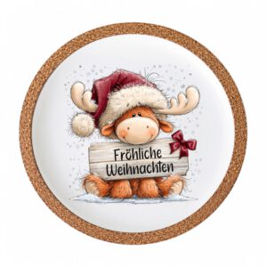 Rub On(388) Weihnachtstiere, DIN A4, bunt/farbig, Weihnachten, Rub Ons Untersetzer – Bild 2