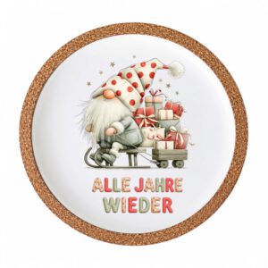 Rub On Wichtel, DIN A4, bunt/farbig, Weihnachten, Rub Ons Untersetzer – Bild 4