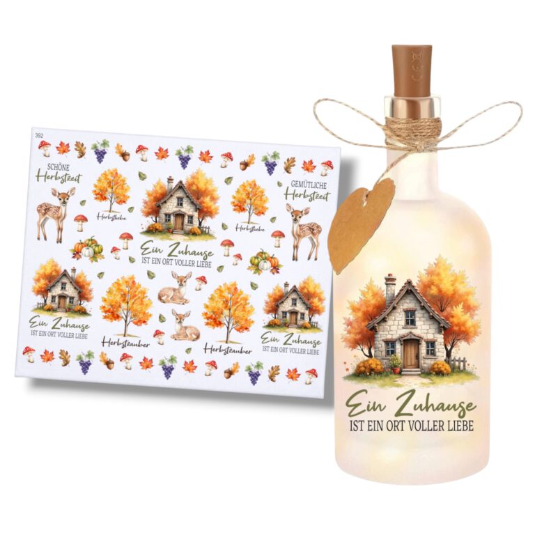 Rub On(392)Herbst... Ein Zuhause, DIN A4, bunt/farbig, Rub Ons