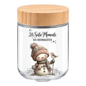 Rub-on-Sticker, 24 Süße Momente Weihnachten, DIN A4, Adventskalender im Glas – Bild 2